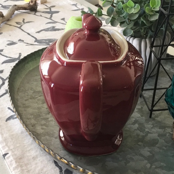 Vintage Hall Pottery Teapot Made in USA - Picture 2 of 11